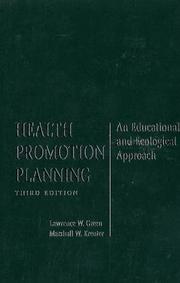 Cover of: Health Promotion Planning by Lawrence W. Green, Marshall Kreuter, Lawrence W. Green, Marshall Kreuter