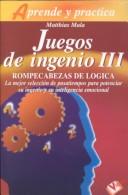 Cover of: Juegos de ingenio III