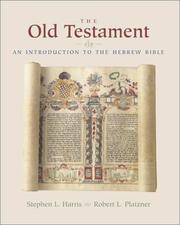 Cover of: The Old Testament: An Introduction to the Hebrew Bible