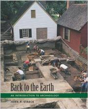 Cover of: Back to the earth: an introduction to archaeology