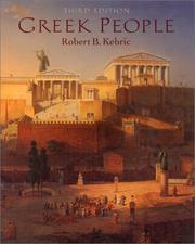 Cover of: Greek People by Robert B. Kebric, Robert B. Kebric