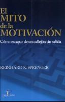 Cover of: El Mito de La Motivacion