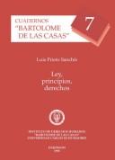 Cover of: Ley, principios, derechos (Cuadernos Bartolome de las Casas)