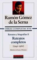 Cover of: Retratos Y Biografias II (Obras Completas)