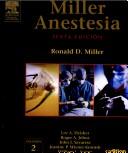 Cover of: Miller Anestesia e-dition: 2 vols con acceso al sitio web