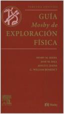 Cover of: Guia Mosby de Exploracion fisica