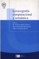 Lexicografia Computacional Y Semantica by Francisco Jose Cantero Serena
