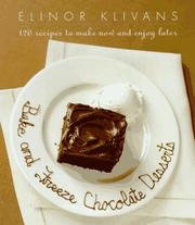 Cover of: Bake and freeze chocolate desserts