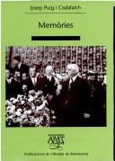 Cover of: Memòries by Josep Puig i Cadafalch