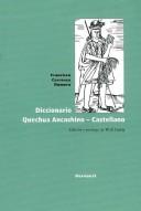 Cover of: Diccionario quechua ancashino.