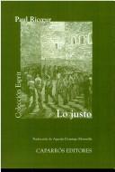 Justo, Lo by Paul Ricœur