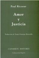 Amor y Justicia by Paul Ricœur