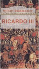 Cover of: Ricardo III by William Shakespeare