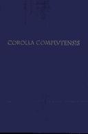Corolla Complutensis in memoriam Josephi S. Lasso de la Vega