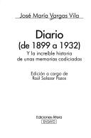 Cover of: Diario - de 1899 a 1932