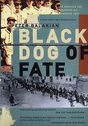 Cover of: Black dog of fate by Peter Balakian