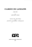 Cover of: Clarián de Landanís (Libro 3) by Javier Guijarro Ceballos