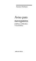 Cover of: Aviso Para Navegantes (Crisalida) by Antonio Chicharro Chamorro