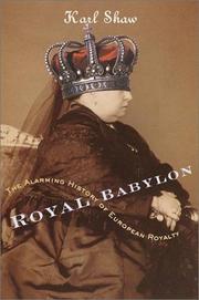 Cover of: Royal Babylon by Karl Shaw