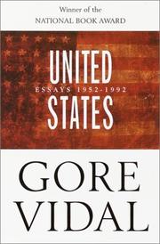 Cover of: United States by Gore Vidal