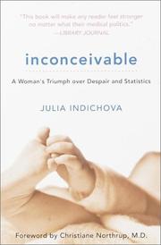 Cover of: Inconceivable | Julia Indichova