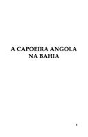 Cover of: A Capoeria Angola na Bahia