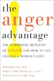 The anger advantage by Deborah L. Cox, Deborah Cox, Karin H. Bruckner, Sally Stabb