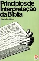 Cover of: Princípios de Interpretação da Bíblia by 