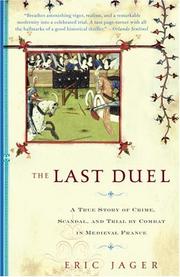 Cover of: The Last Duel by Eric Jager