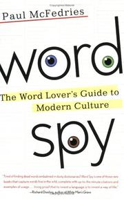 Cover of: Word Spy by Paul Mcfedries