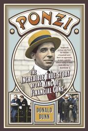 Cover of: Ponzi | Donald Dunn