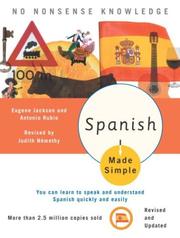 Cover of: Spanish made simple by Judith Némethy