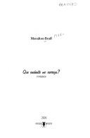Cover of: Que enchente me carrega? by Menalton Braff