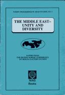 Cover of: The Middle East-- unity and diversity by Nordic Conference on Middle Eastern Studies (2nd 1992 Copenhagen, Denmark)