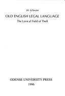 Cover of: Old English Legal Language by J. R. Schwyter