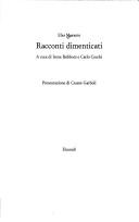 Cover of: Racconti Dimenticati by Elsa Morante