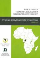 Report of the African Commission's Working Group on Indigenous Populations / Communities by African Commission on Human and Peoples' Rights