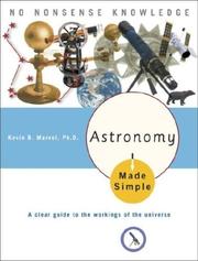 Cover of: Astronomy Made Simple by Kevin B. Phd Marvel