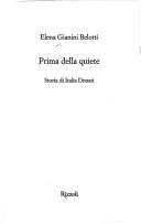 Cover of: Prima Della Quiete: Storia Di Italia Donati