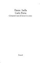 Cover of: Carlo Porta: Cinquant'anni Di Lavori in Corso