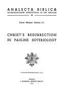 Cover of: Christ's Resurrection in Pauline Soteriology