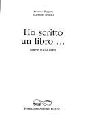 Cover of: Ho scritto un libro-- by Antonio Pizzuto
