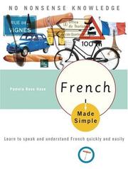 Cover of: French Made Simple by Pamela Rose Haze