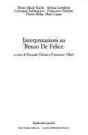 Cover of: Interpretazioni Su Renzo de Felice by 