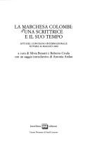 Cover of: Marchesa Colombi: Una Scrittrice E Il Suo Tempo by Silvia Benatti
