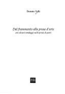 Cover of: Dal Frammento Alla Prosa D'Arte by Donato Valli