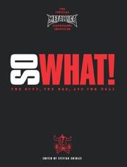 Cover of: So What! by Metallica