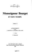 Monseigneur Bourget et son temps by Léon Pouliot