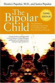 Cover of: The bipolar child by Demitri F. Papolos