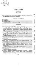 Cover of: Health care, economic opportunities, and social services for veterans and their dependents: a community perspective : hearing before the Subcommittee on Oversight and Investigations of the Committee on Veterans' Affairs, House of Representatives, One Hundred Third Congress, first session, May 5, 1993.